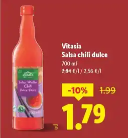 Lidl VITASIA Salsa chili dulce oferta