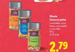 Lidl VITASIA Curry en polvo oferta