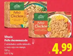 Lidl VITASIA Pollo desmenuzado oferta