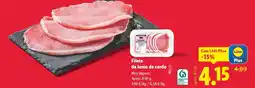 Lidl Filete de lomo de cerdo oferta
