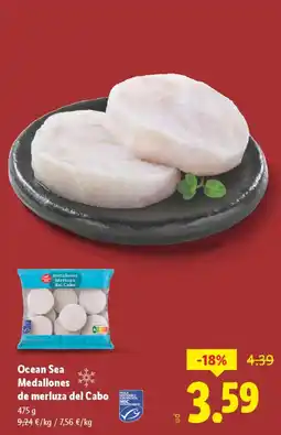 Lidl Ocean Sea Medallones de merluza del Cabo oferta