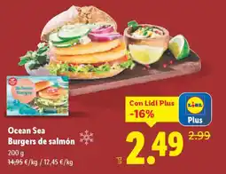 Lidl Ocean Sea Burgers de salmón oferta