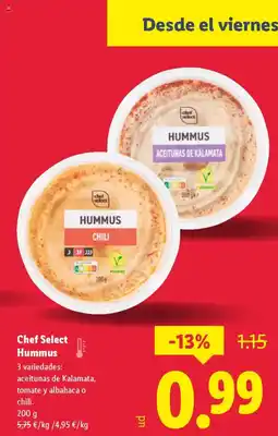 Lidl Chef Select Hummus oferta