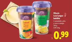 Lidl VITASIA Lassi yogur bebible oferta