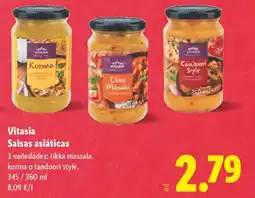 Lidl VITASIA Salsas asiáticas oferta