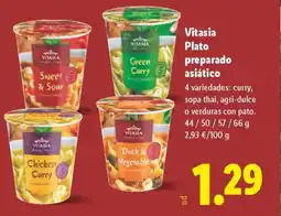 Lidl VITASIA Plato preparado asiático oferta