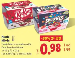 Lidl NESTLE Mix-in oferta