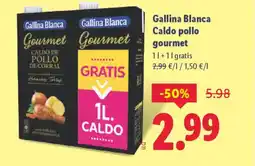 Lidl GALLINA BLANCA Caldo pollo gourmet oferta