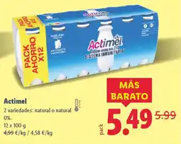 Lidl ACTIMEL oferta