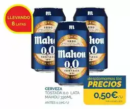 Supermercados La Despensa Mahou - cerveza tostada 0.0 oferta