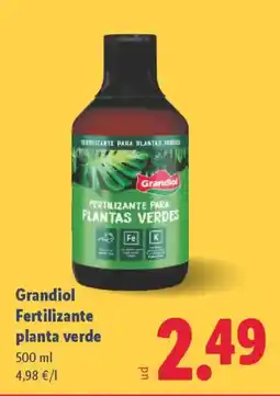 Lidl GRANDIOL Fertilizante planta verde oferta