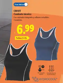 Lidl CRIVIT Camiseta técnica oferta