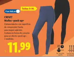 Lidl CRIVIT Mallas push up oferta