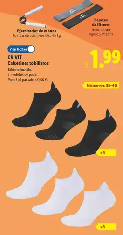 Lidl CRIVIT Calcetines tobilleros oferta