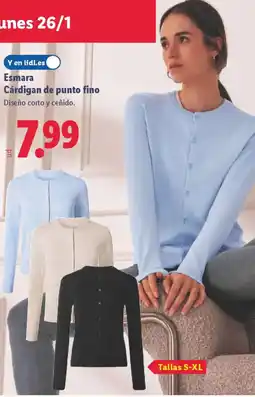 Lidl ESMARA Cárdigan de punto fino oferta