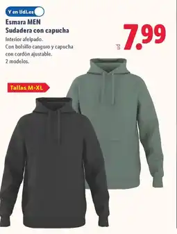 Lidl ESMARA MEN Sudadera con capucha oferta