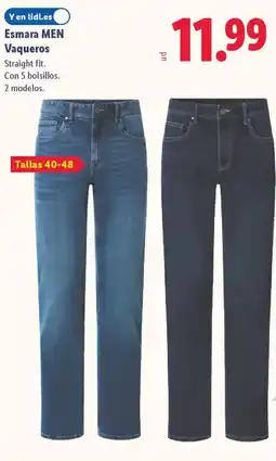 Lidl ESMARA MEN Vaqueros oferta