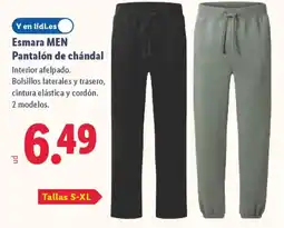 Lidl ESMARA MEN Pantalón de chándal oferta