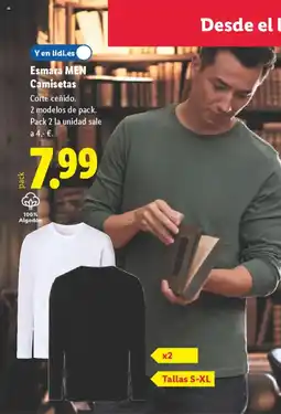 Lidl ESMARA MEN Camisetas oferta