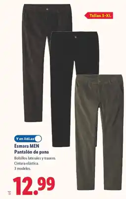 Lidl ESMARA MEN Pantalón de pana oferta