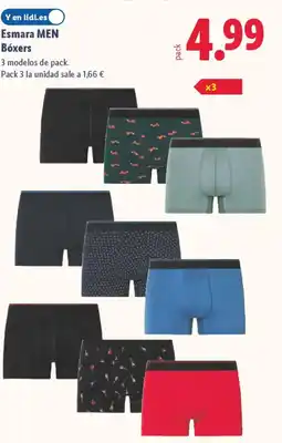 Lidl ESMARA MEN Bóxers oferta