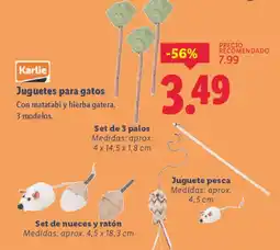 Lidl KARLIE Juguetes para gatos oferta