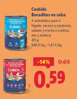 Lidl COSHIDA Bocaditos en salsa oferta