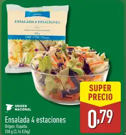 ALDI Ensalada 4 estaciones oferta