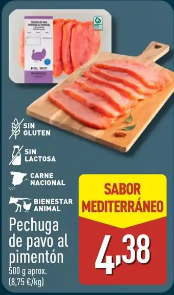 ALDI Pechuga de pavo al pimentón oferta