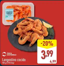 ALDI Langostino cocido oferta
