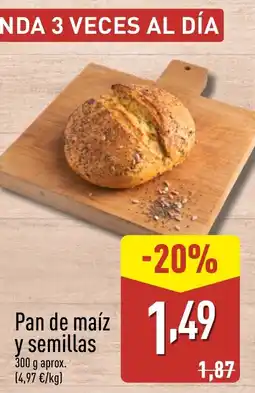 ALDI Pan de maíz y semillas oferta