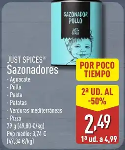 ALDI JUST SPICES Sazonadores oferta