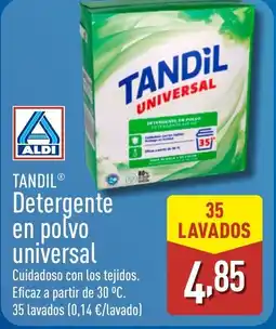 ALDI TANDIL Detergente en polvo universal oferta