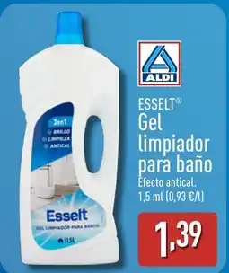 ALDI ESSELT Gel limpiador para baño oferta