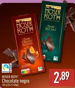 ALDI MOSER ROTH Chocolate negro oferta