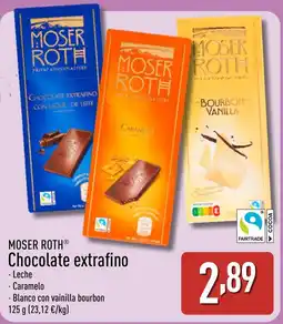 ALDI MOSER ROTH Chocolate extrafino oferta