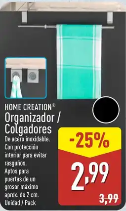 ALDI HOME CREATION Organizador / Colgadores oferta