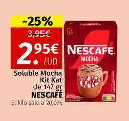 Maskom Supermercados NESCAFÉ Soluble Mocha Kit Kat oferta