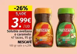 Maskom Supermercados NESCAFÉ Soluble avellana o caramelo oferta