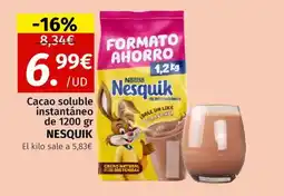 Maskom Supermercados NESQUIK Cacao soluble instantáneo oferta