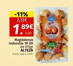 Maskom Supermercados ALTEZA Magdalenas redondas oferta