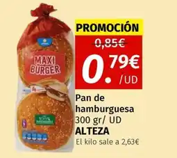 Maskom Supermercados ALTEZA Pan de hamburguesa oferta