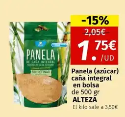 Maskom Supermercados ALTEZA Panela (azúcar) caña integral en bolsa oferta