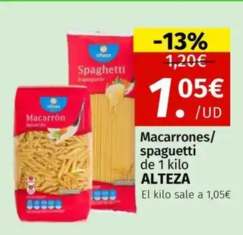 ALTEZA Macarrones/ spaguetti