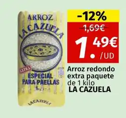 Maskom Supermercados LA CAZUELA Arroz redondo extra paquete oferta