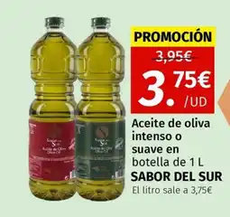 Maskom Supermercados SABOR DEL SUR Aceite de oliva intenso o suave en botella oferta
