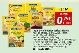 Maskom Supermercados GALLINA BLANCA Sopas deshidratadas oferta