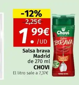 Maskom Supermercados CHOVI Salsa brava Madrid oferta
