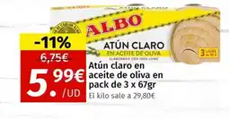 Maskom Supermercados Atún claro en aceite de oliva oferta