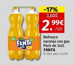 Maskom Supermercados FANTA Refresco naranja con gas oferta